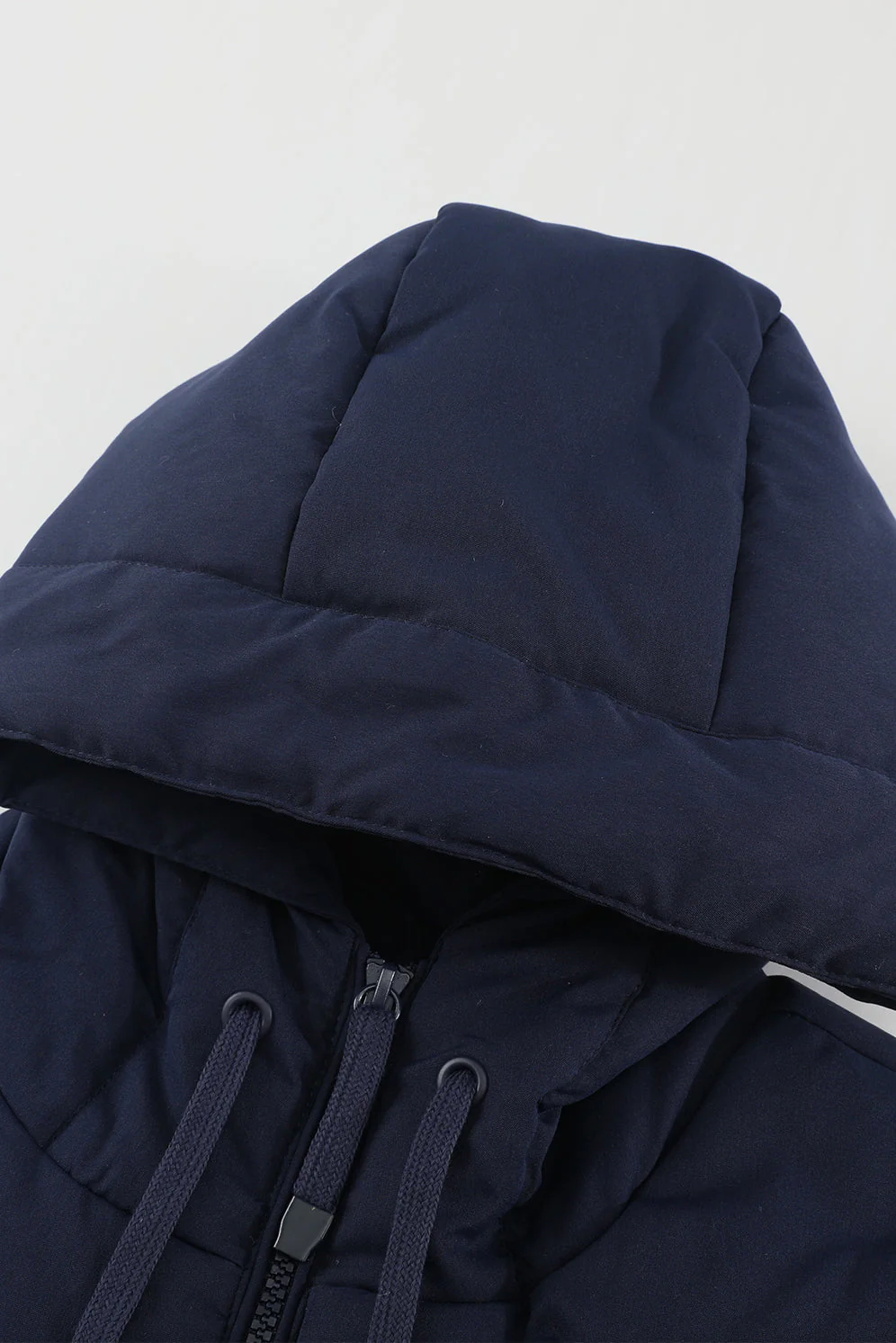 Zipper Hooded Coat With Pocket - Image 12