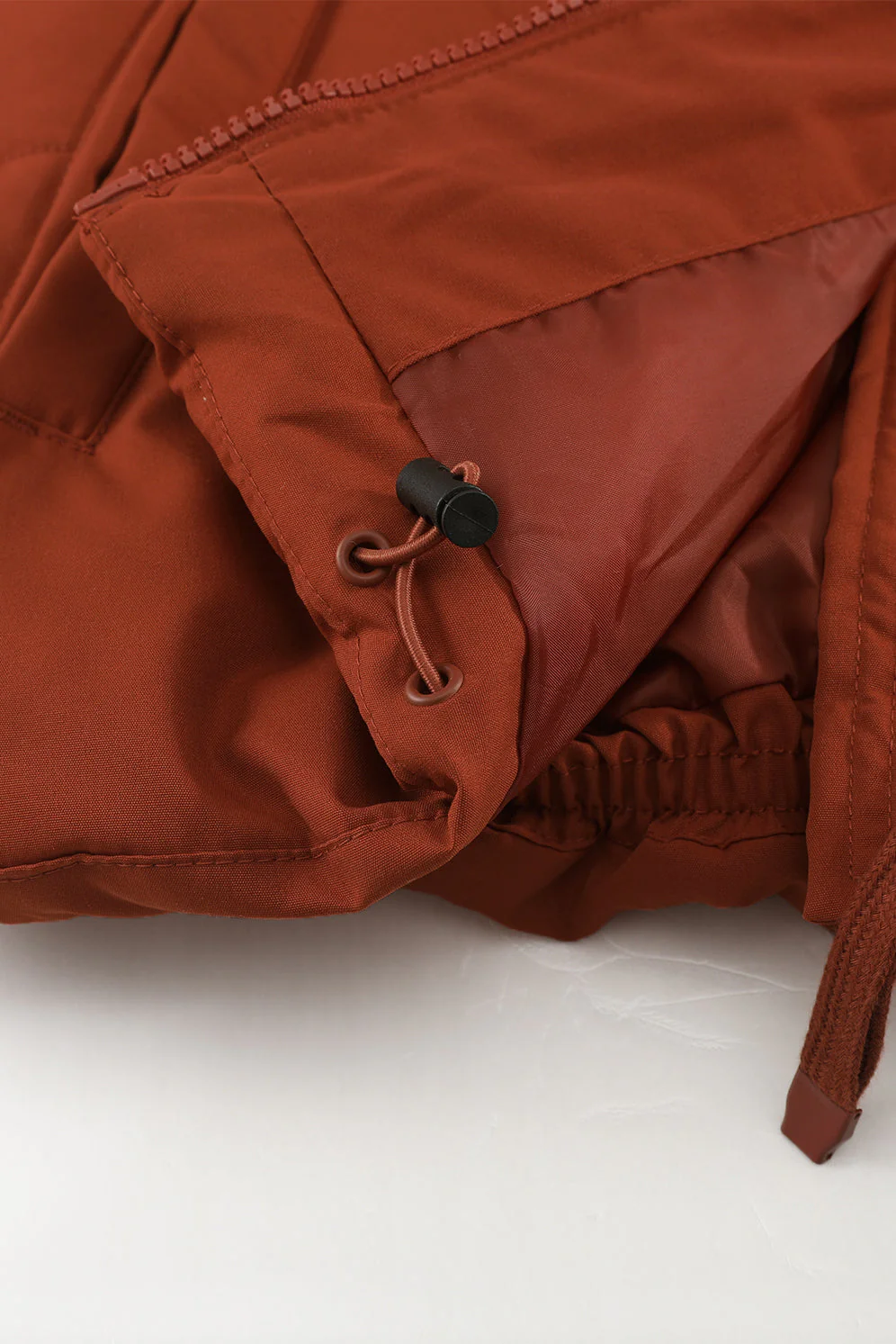 Zipper Hooded Coat With Pocket - Image 27