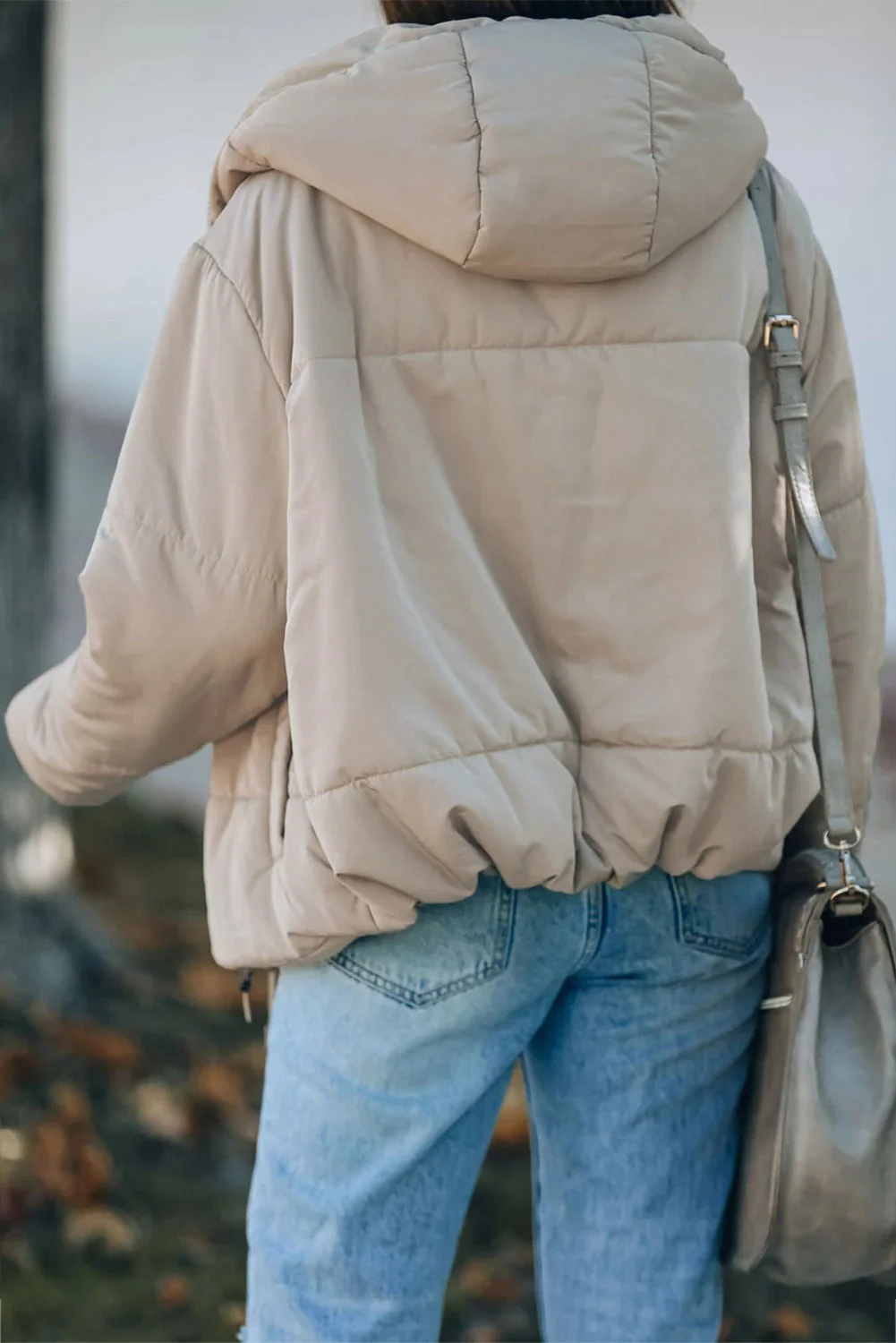 Zipper Hooded Coat With Pocket - Image 58